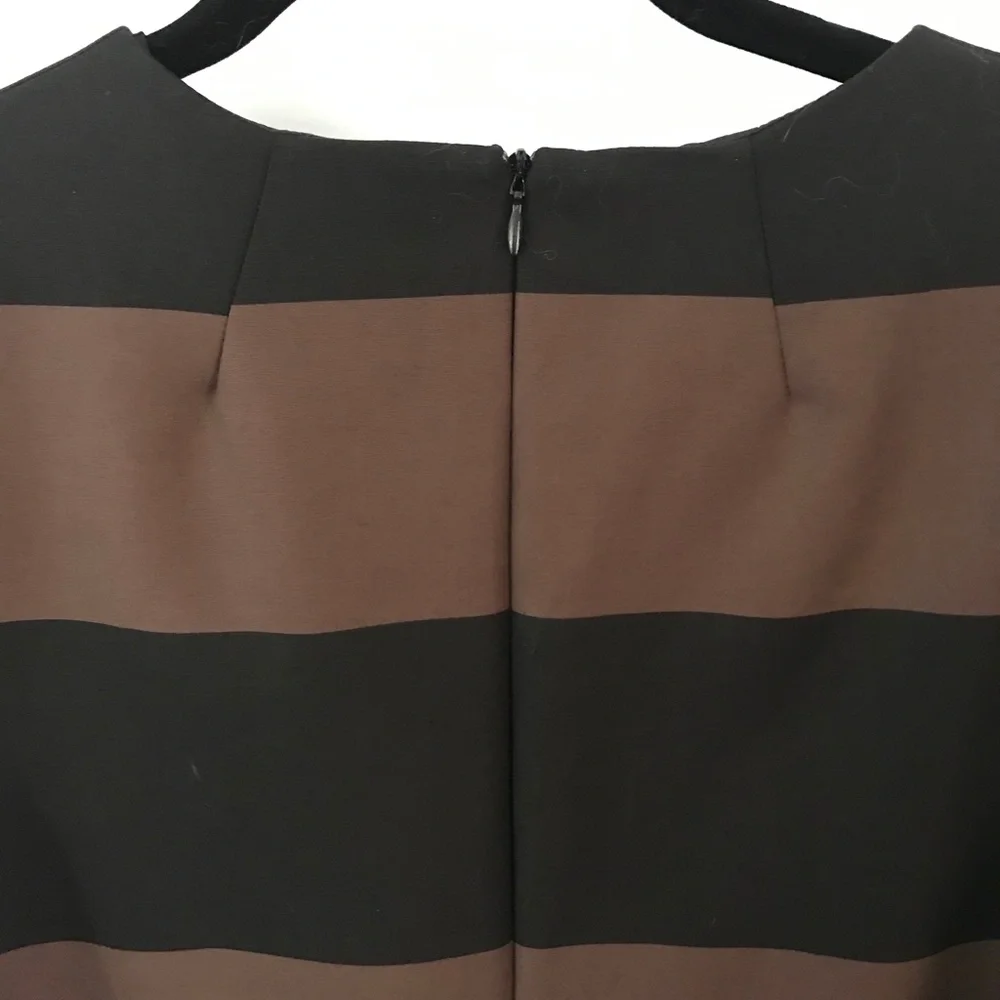 Marimekko Eerika Dress, size 42 (US size 12), Brown & Black - Picture 8 of 11